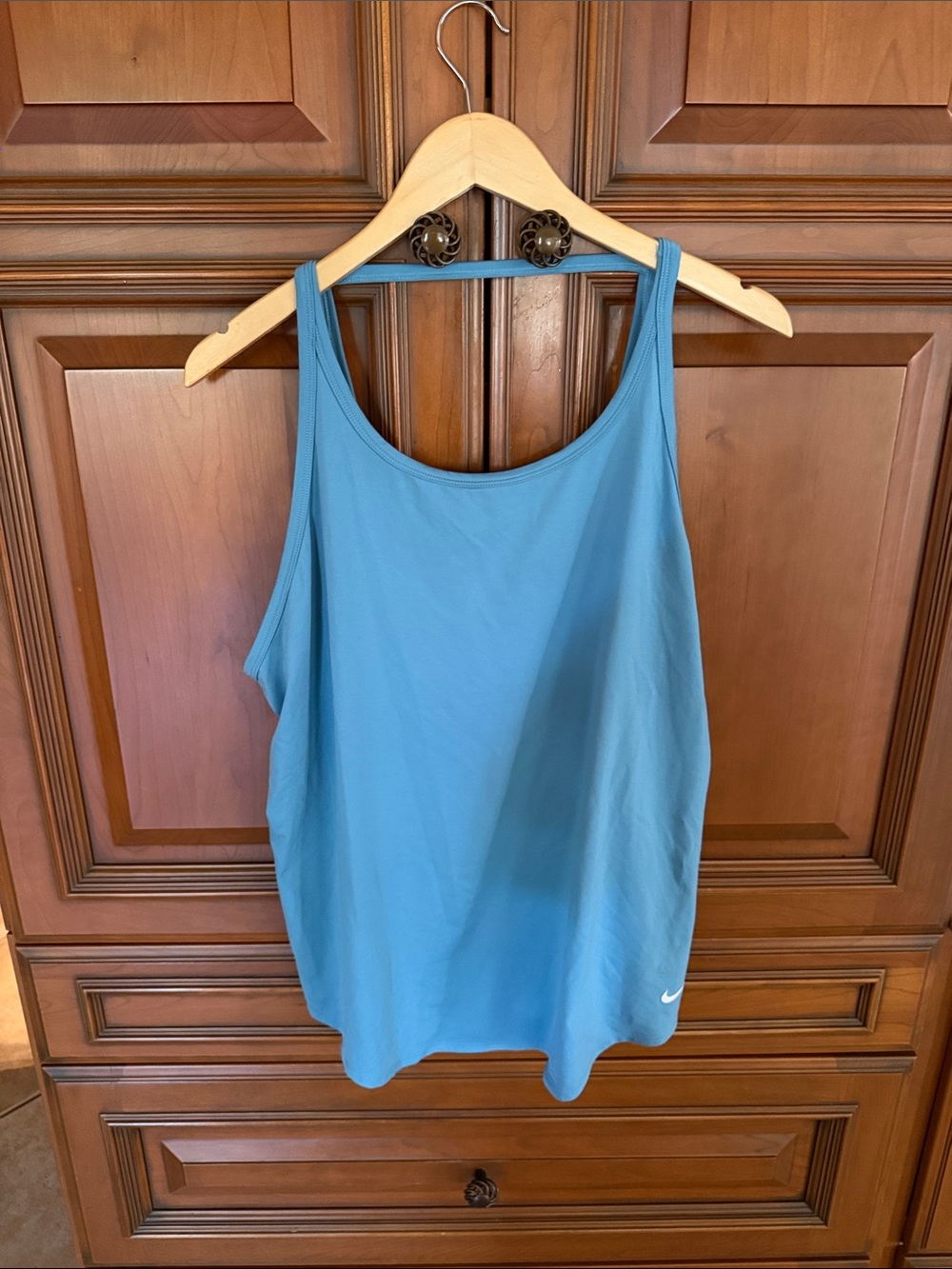Nike Teal Scoop-Neck Athletic Tank Top